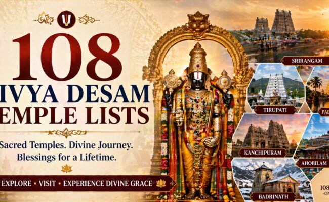 108 Divya Desam Temple Lists