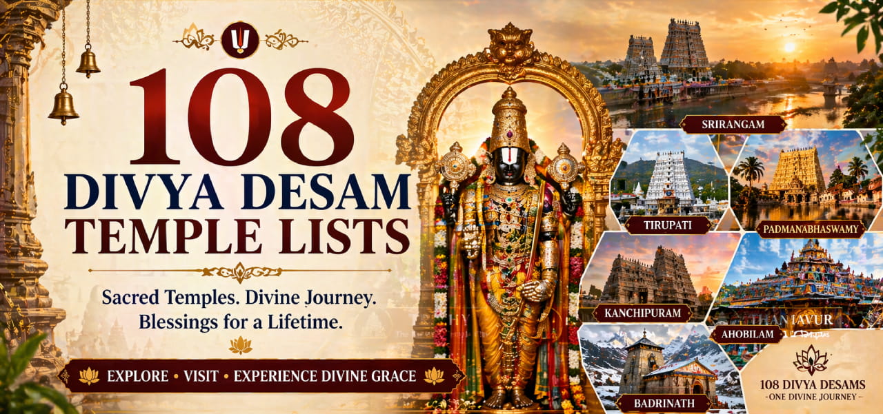 108 Divya Desam Temple Lists