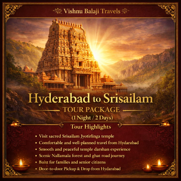 About Hyderabad Srisailam Trip