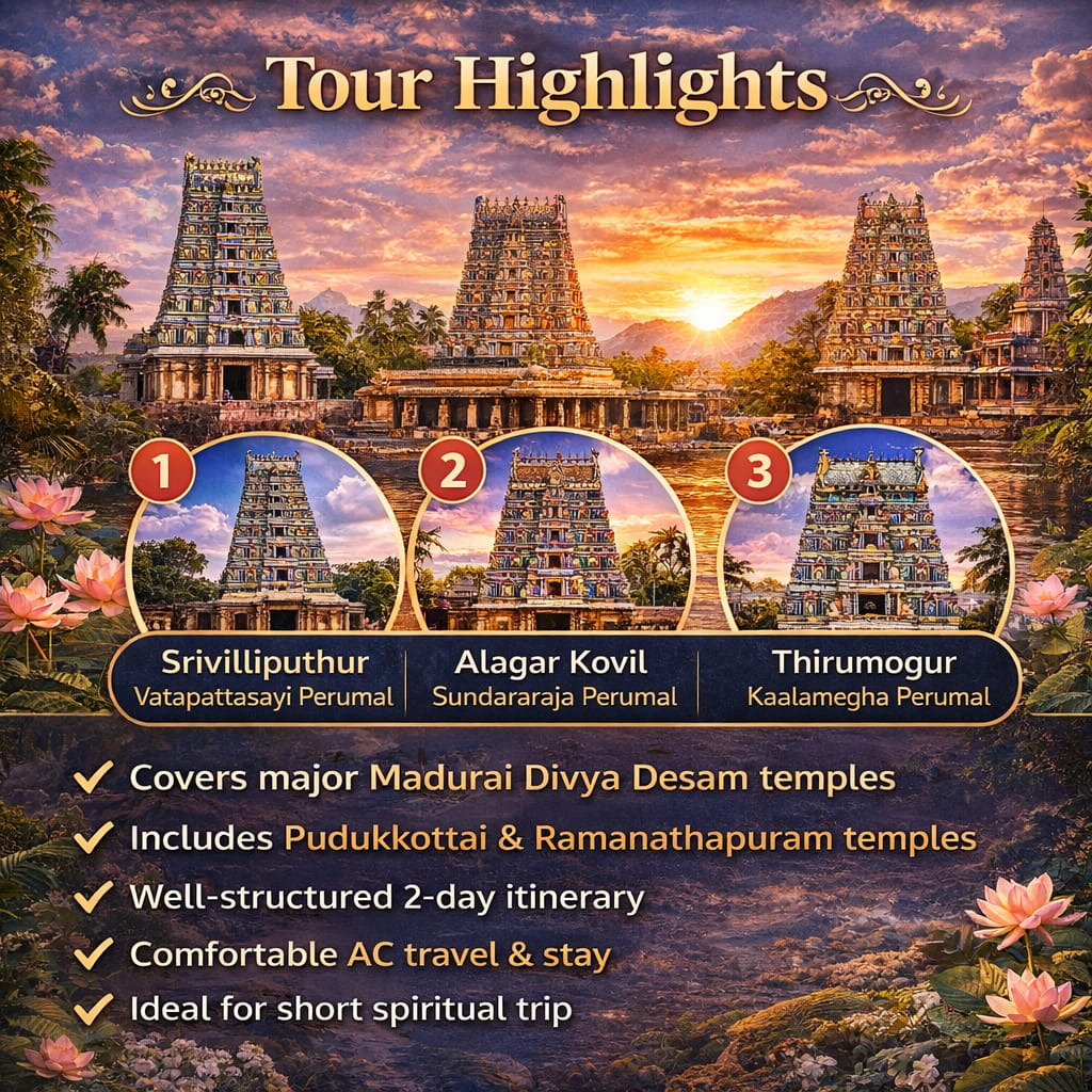 About Madurai Divya Desam Tour