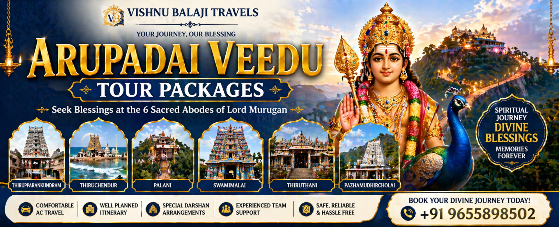 Arupadai Veedu Tour Packages