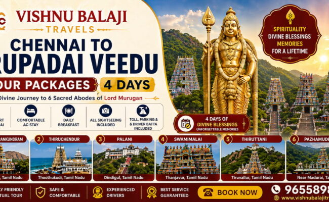 Chennai Arupadai Veedu Tour Packages