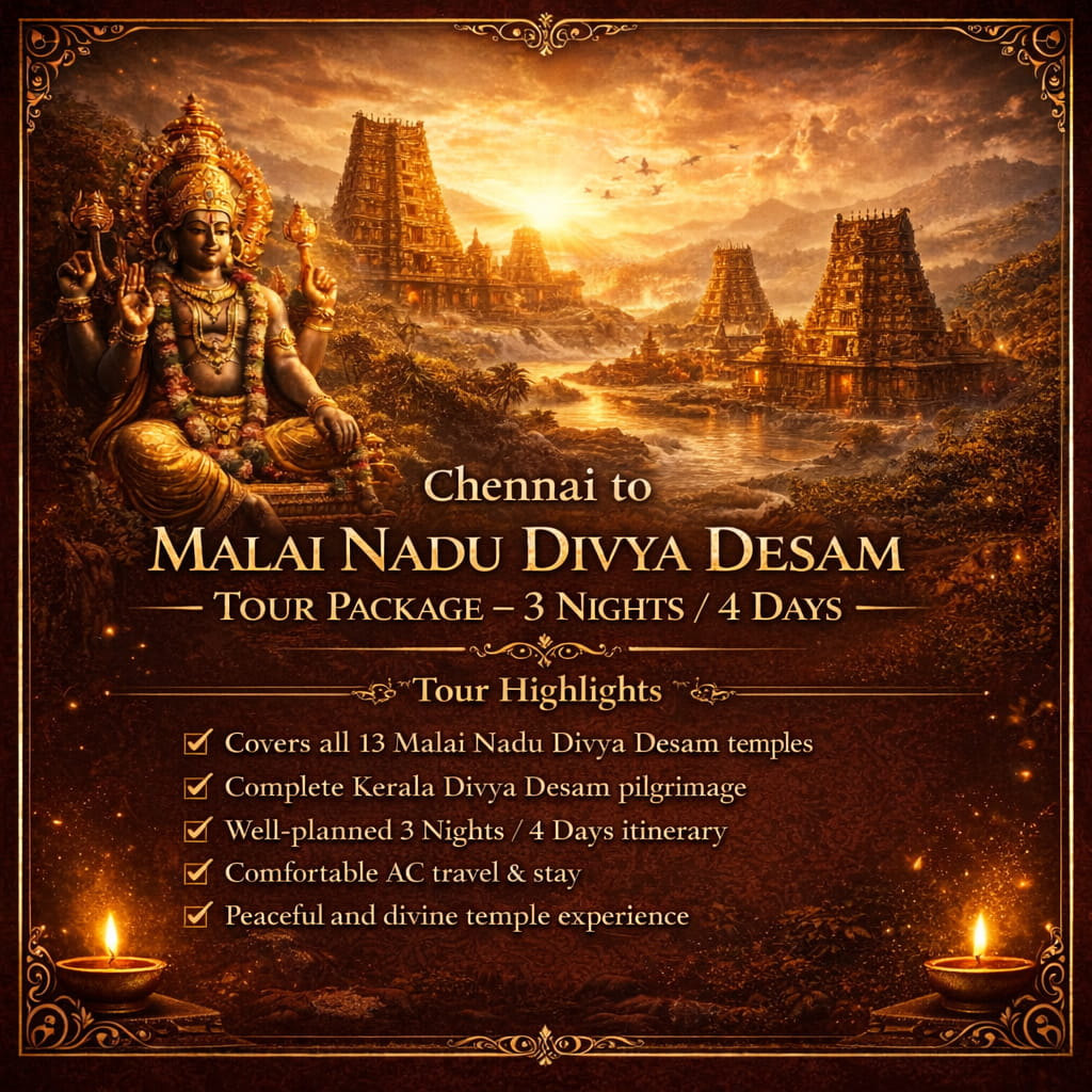 Chennai Malai Nadu Divya Desam Tour