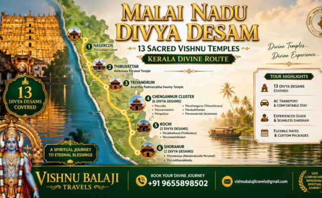 Malai Nadu Divya Desam Route Map
