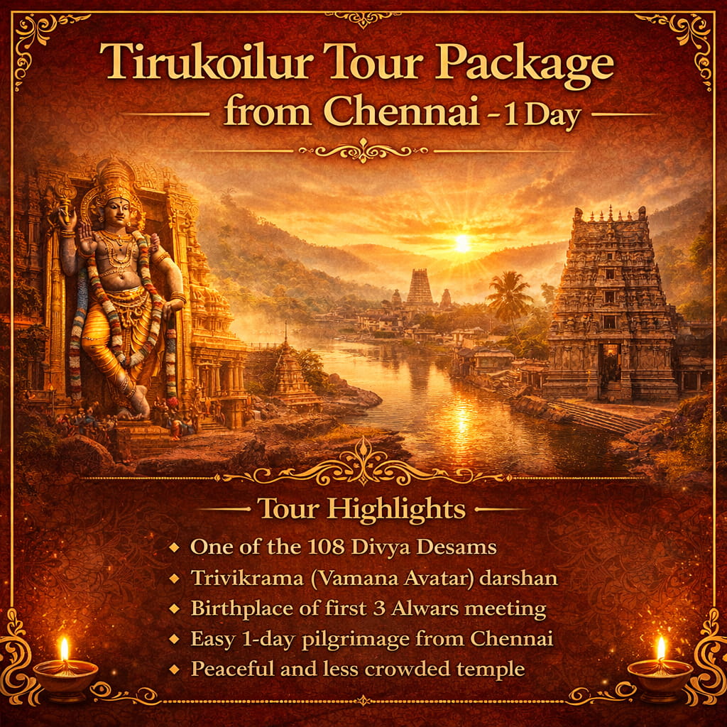 Tirukoilur One Day Tour From Chennai