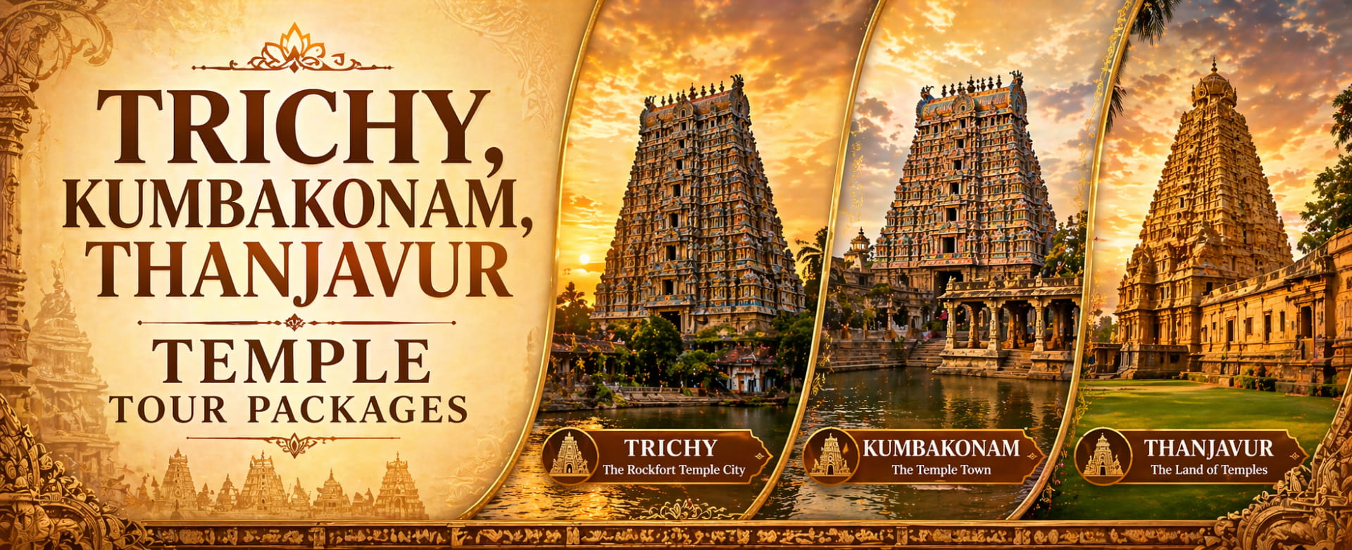 Trichy Kumbakonam Thanjavur Temple Tour Packages