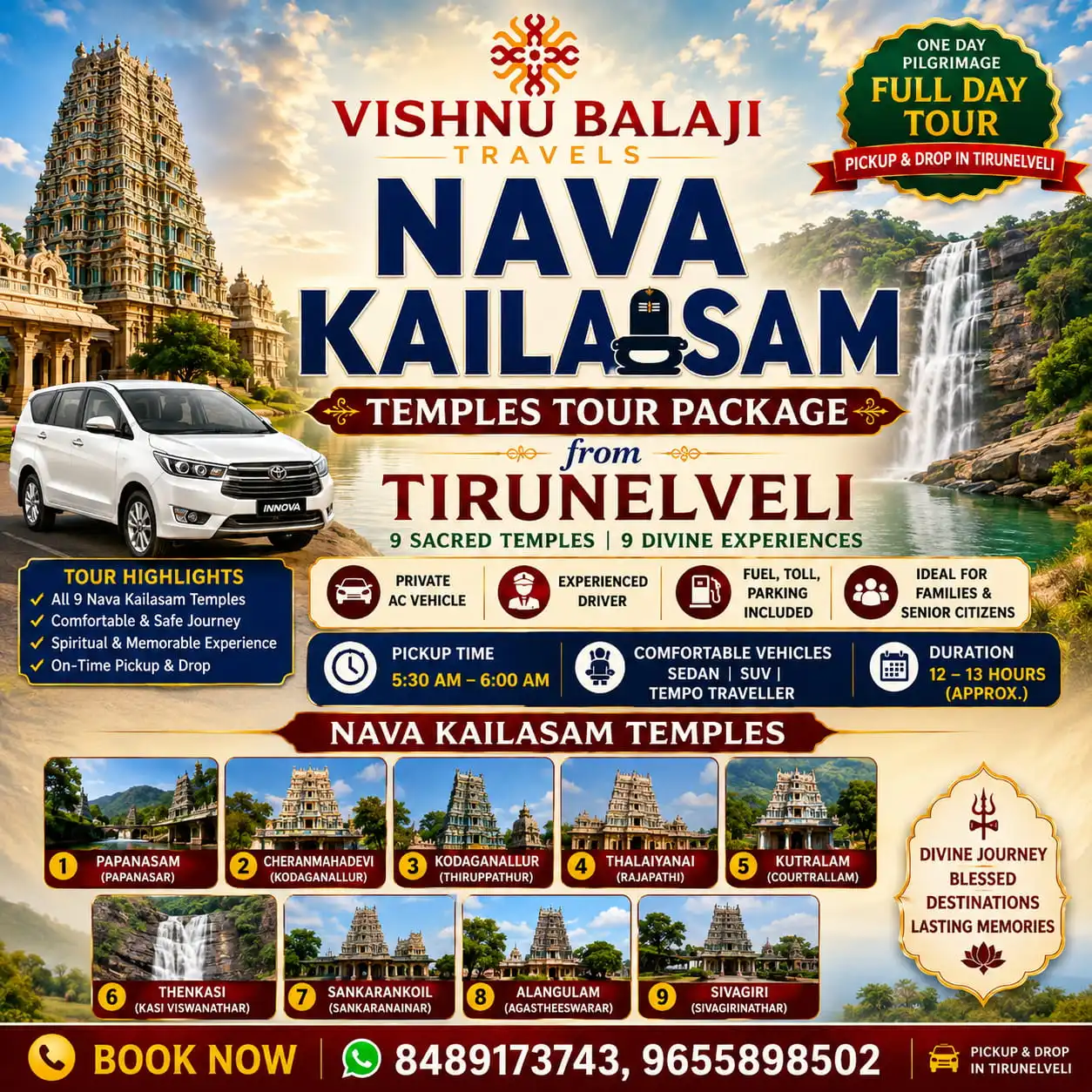 About Nava Kailasam Tour