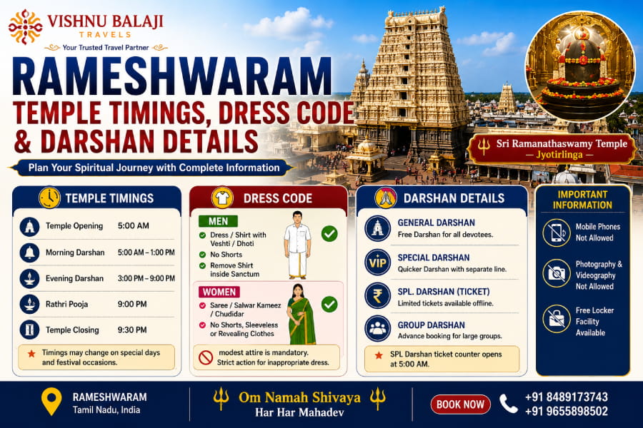 Rameshwaram Temple Timings