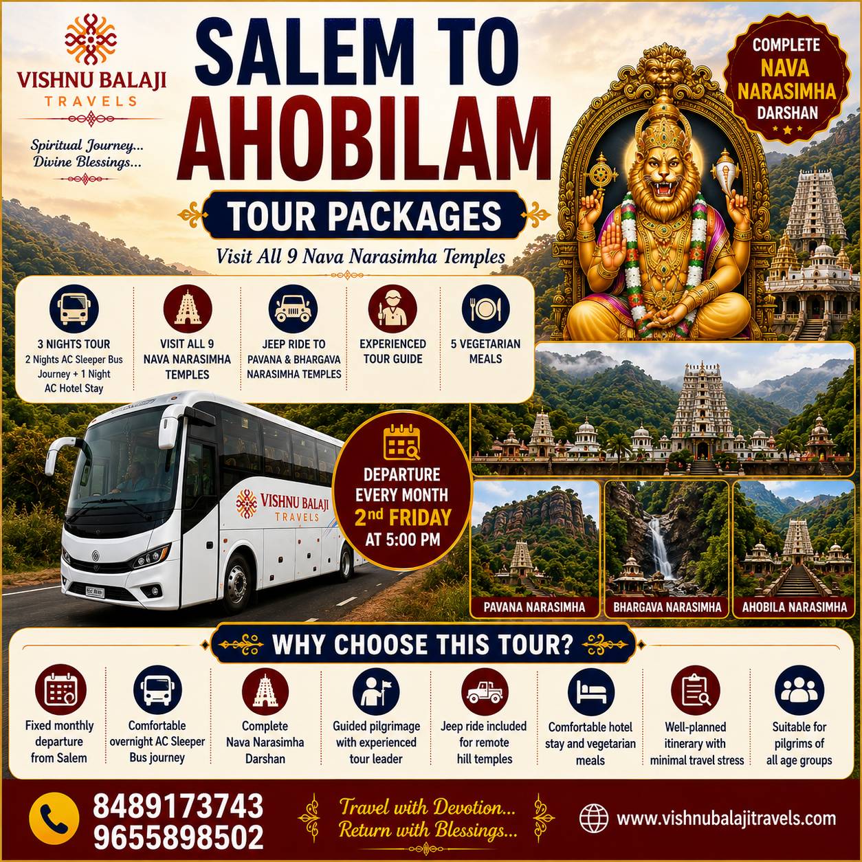 About Salem Ahobilam Tour Packages