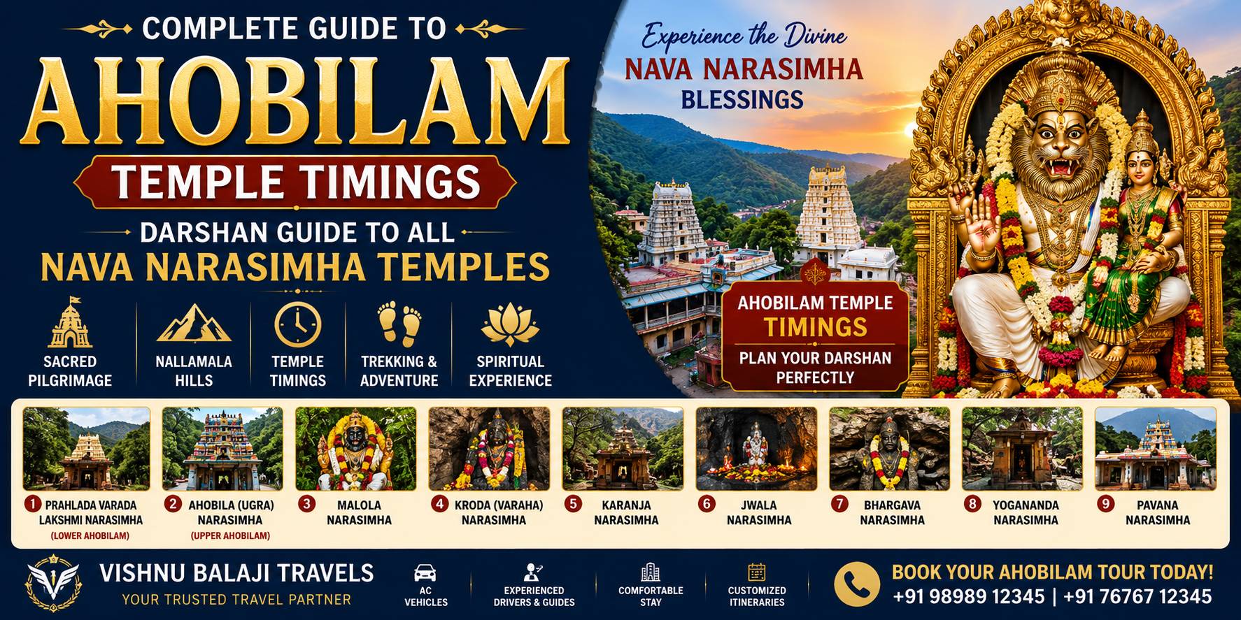Ahobilam Temple Timings