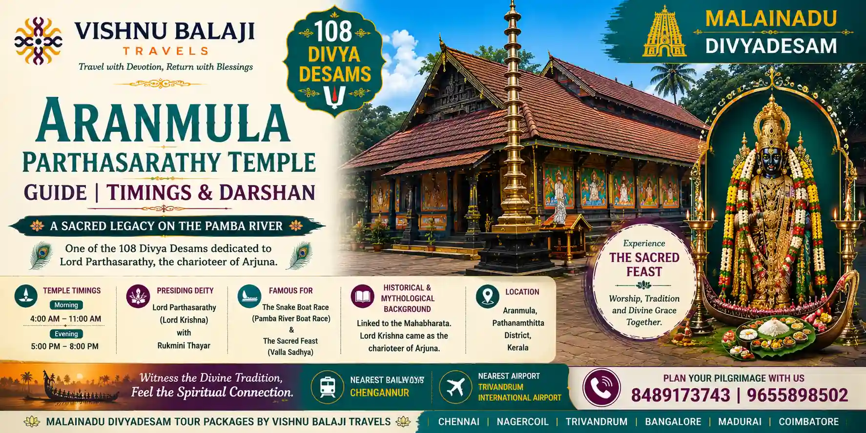 Aranmula Parthasarathy Guide