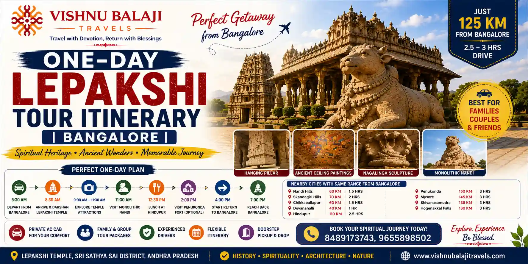 Lepakshi Tour Bangalore