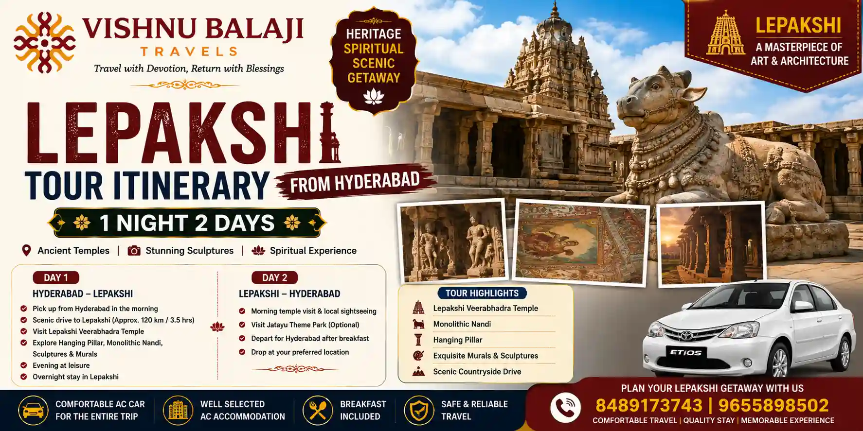 Lepakshi Tour Hyderabad 2