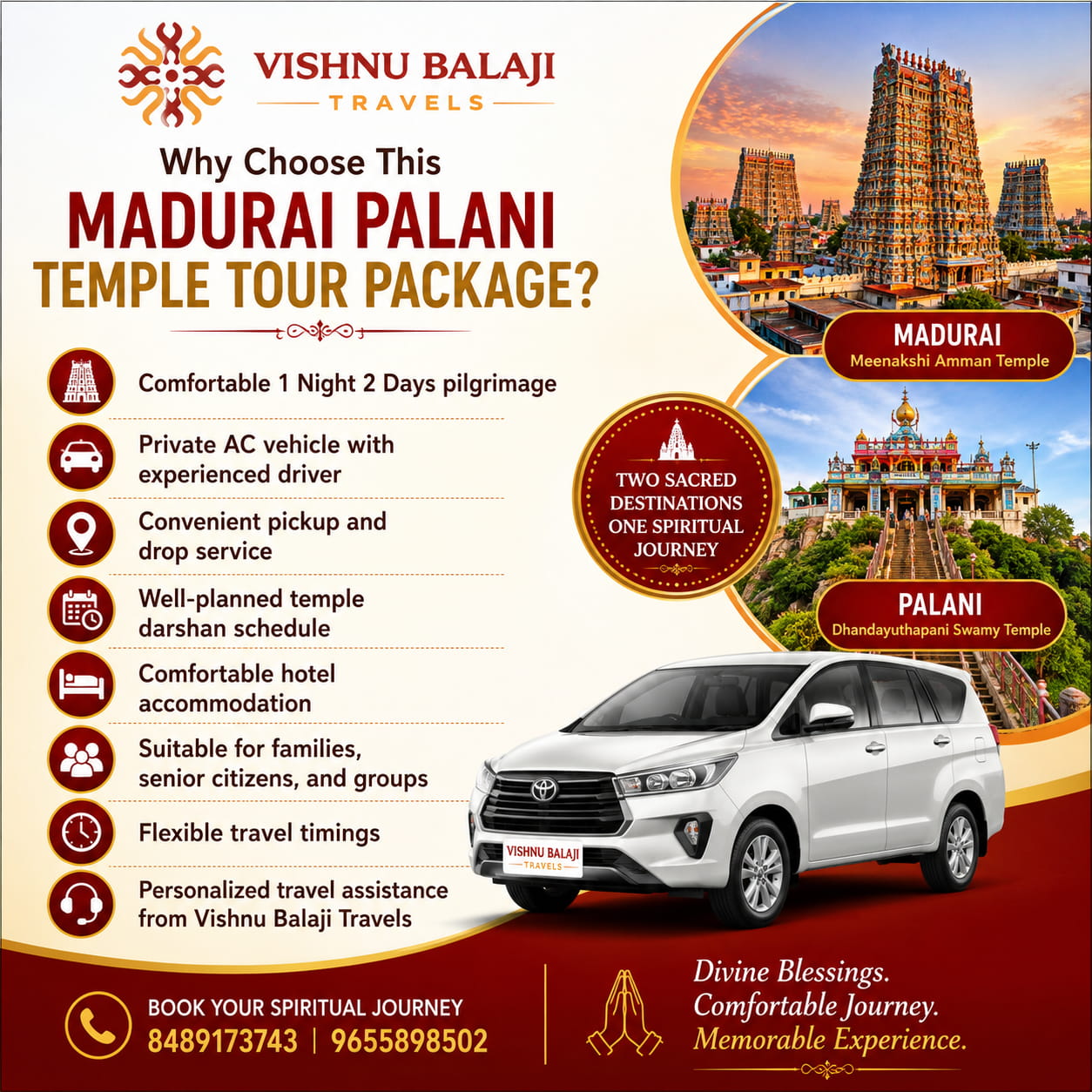 Madurai Palani Tour Package
