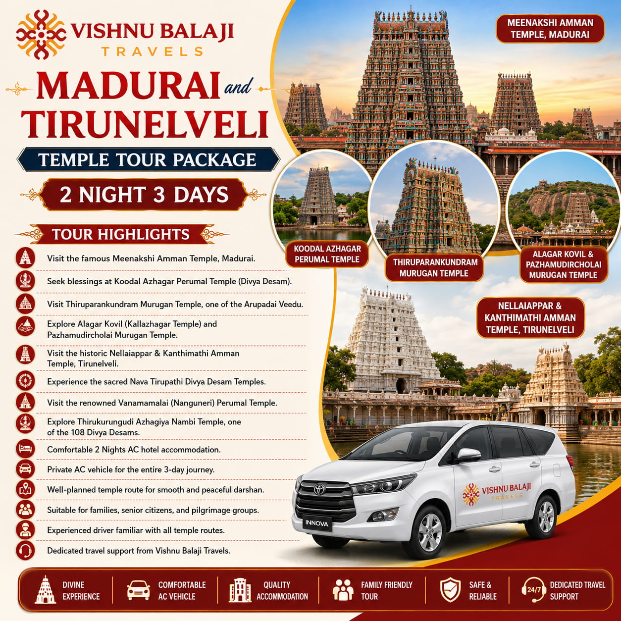 Madurai Tirunelveli Temple Tours