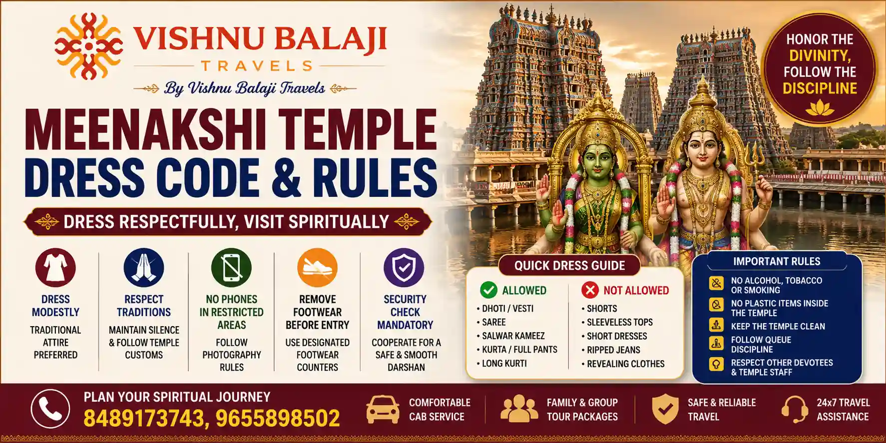 Meenakshi Temple Dress Code