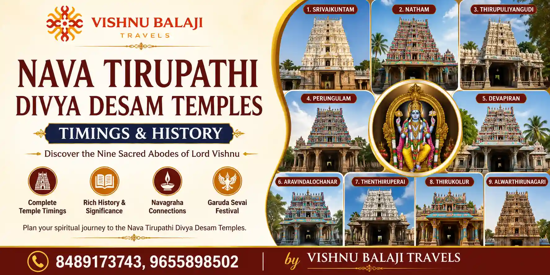 Nava Tirupathi Divya Desam Temples