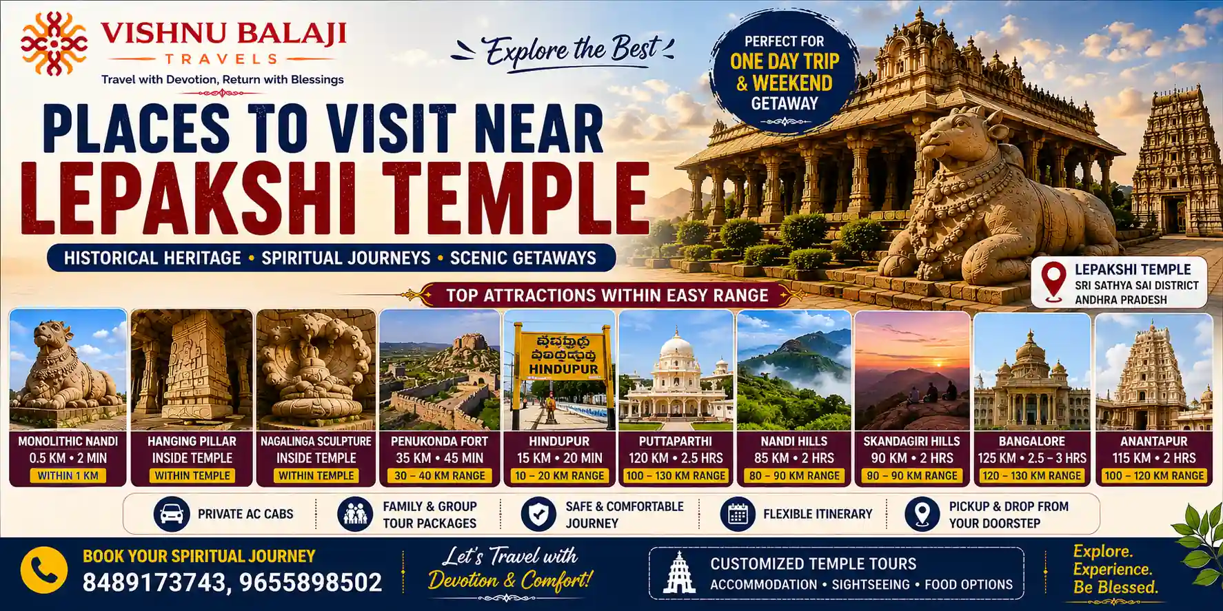 Places Near Lepakshi