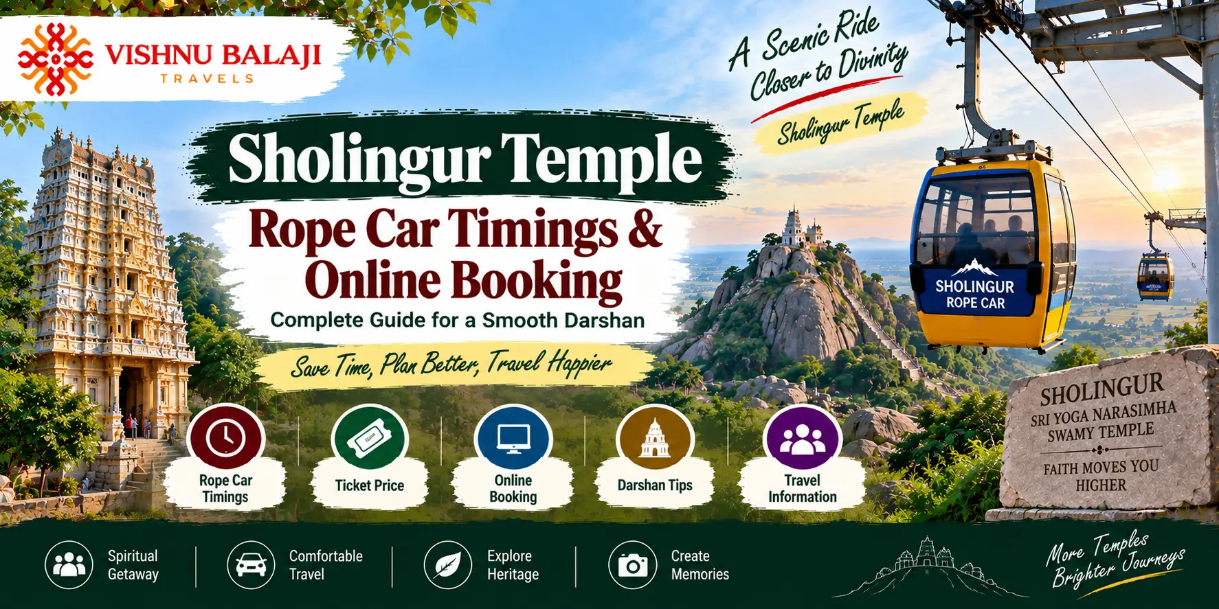 Sholingur Temple Rope Car Timings Online Booking