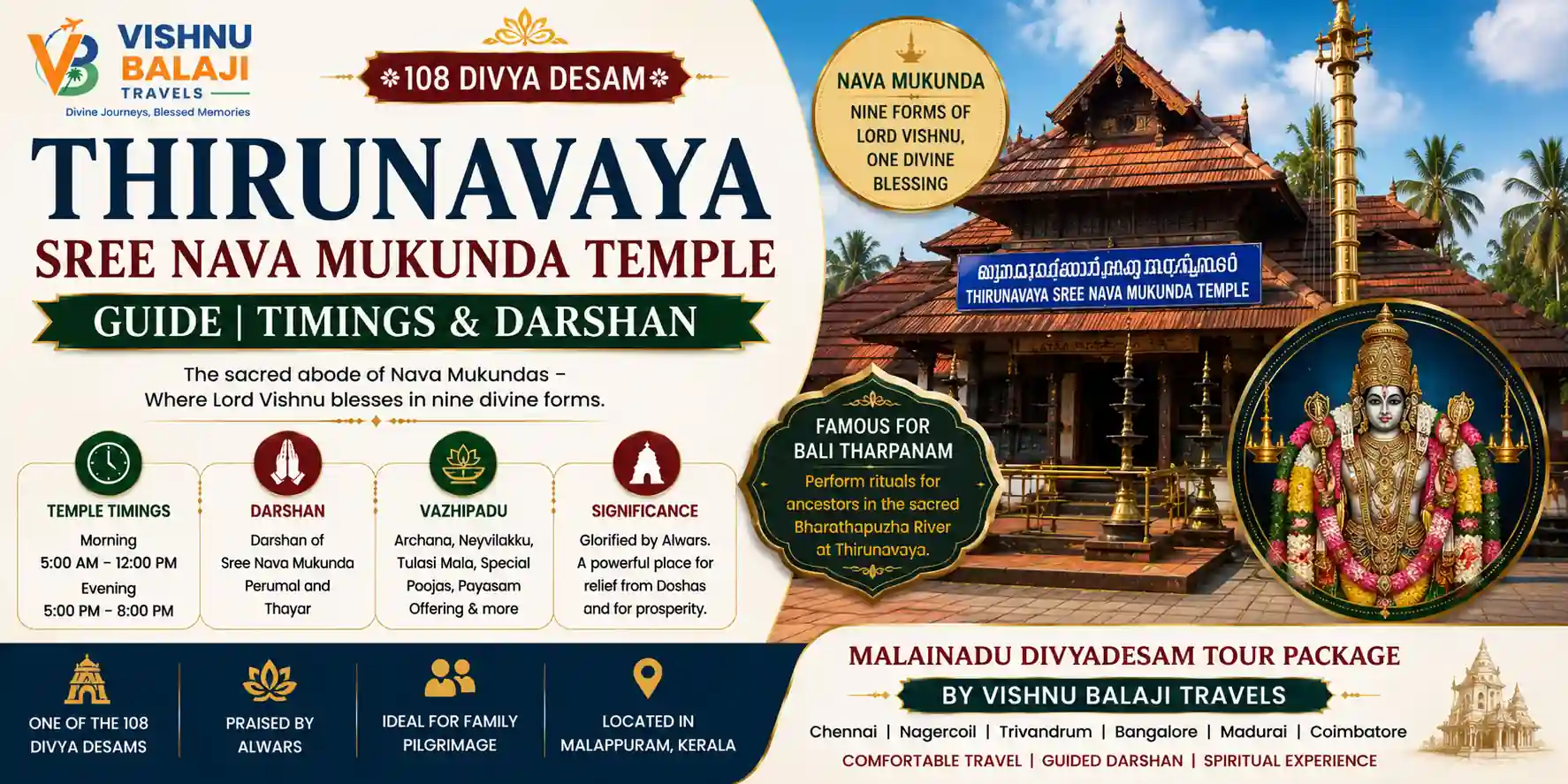 Thirunavaya Temple Guide