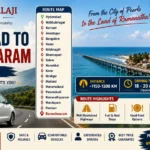 Hyderabad to Rameswaram Road Route Map