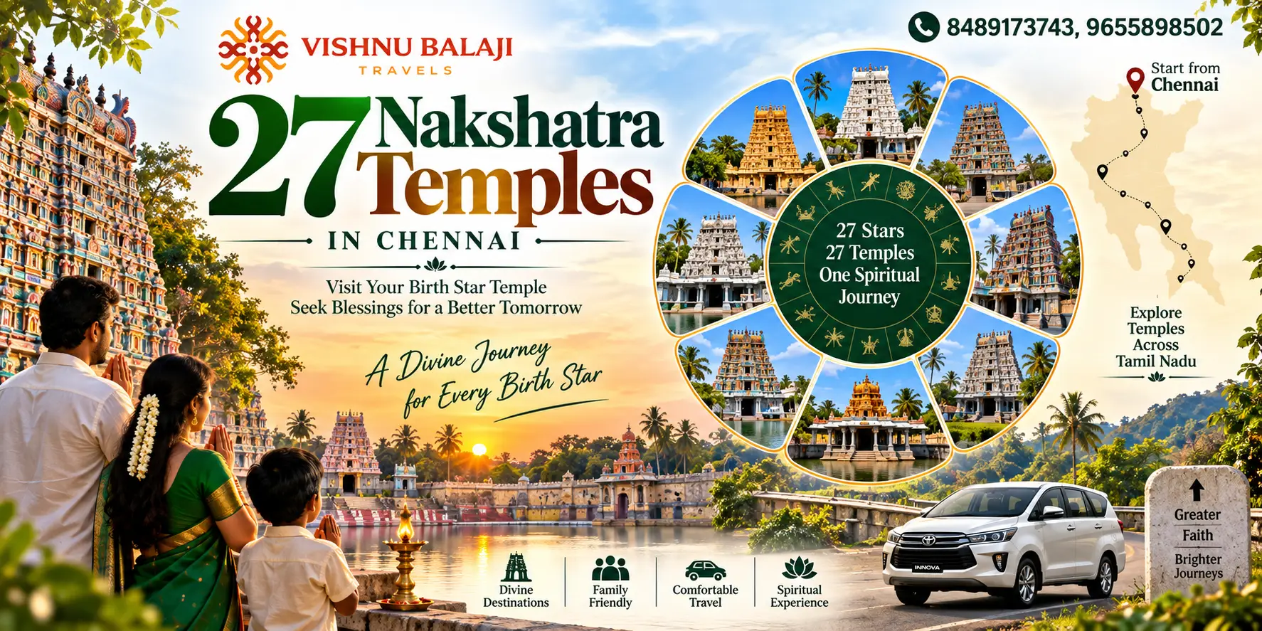 27 Nakshatra Temples In Chennai 1