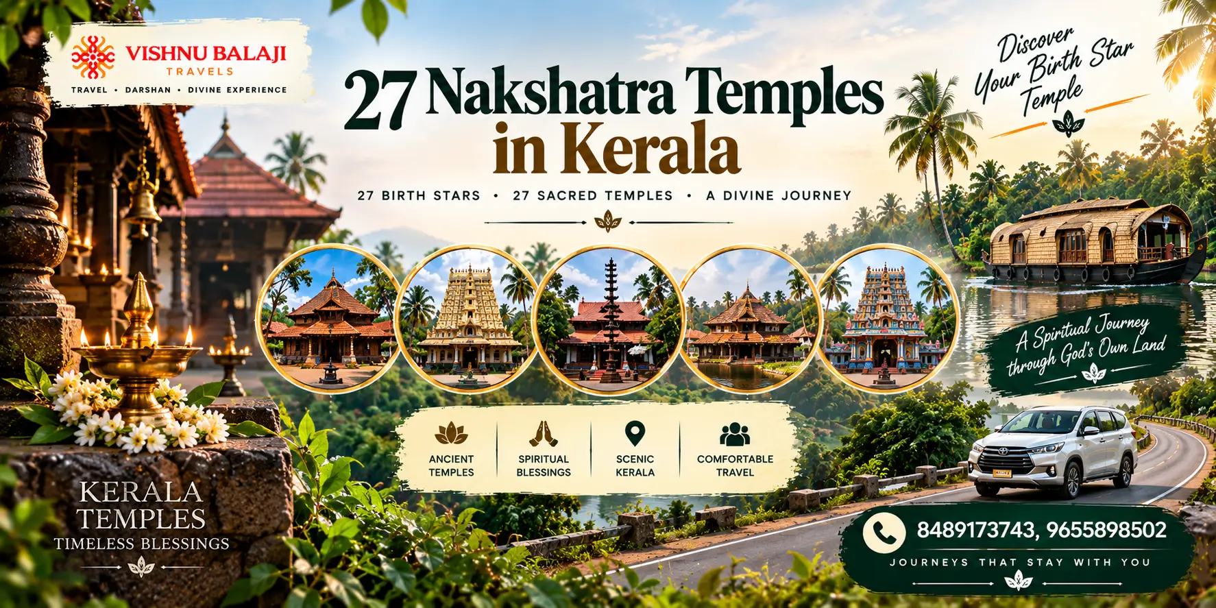 27 Nakshatra Temples In Kerala