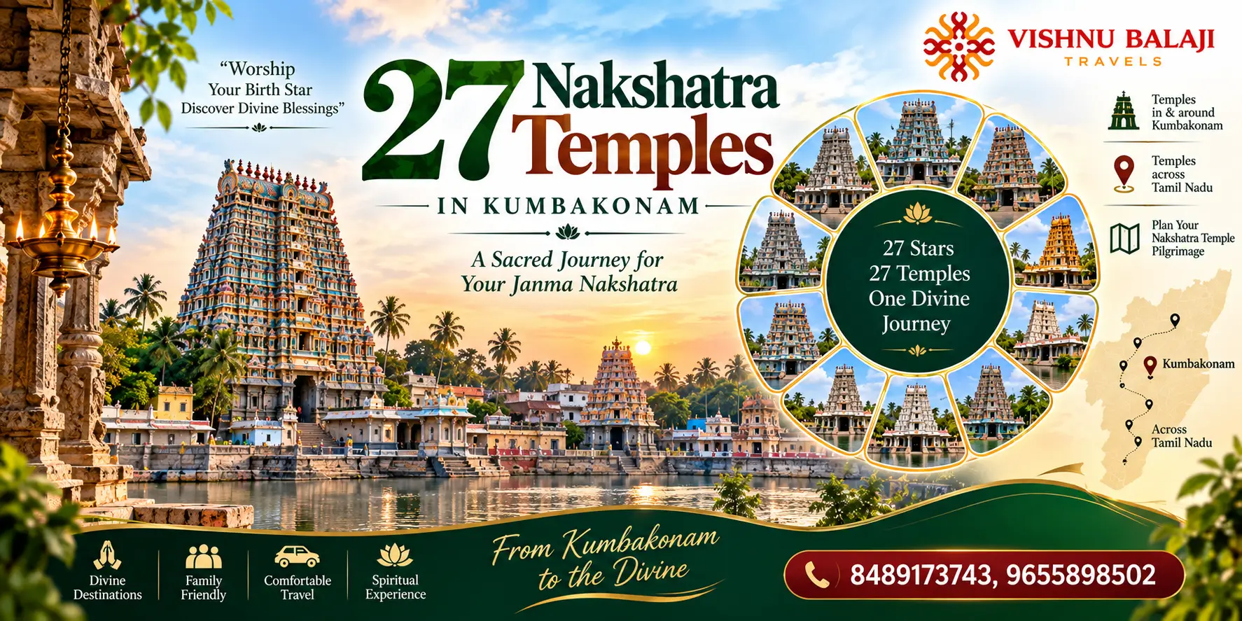 27 Nakshatra Temples In Kumbakonam 1