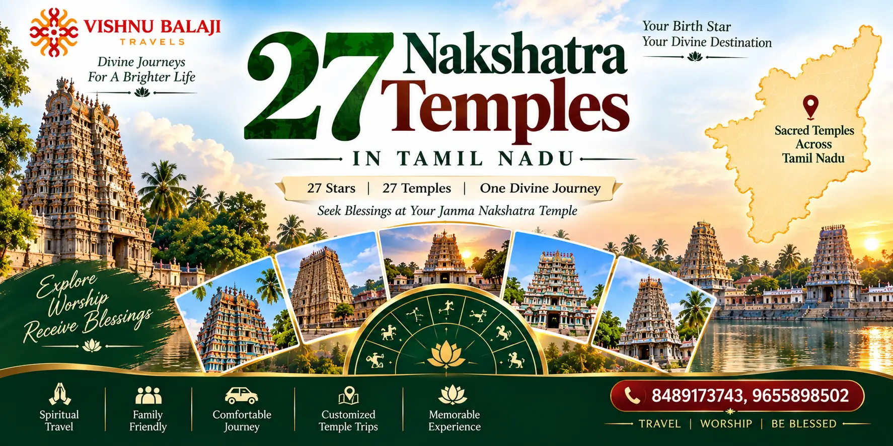 27 Nakshatra Temples In Tamil Nadu 1