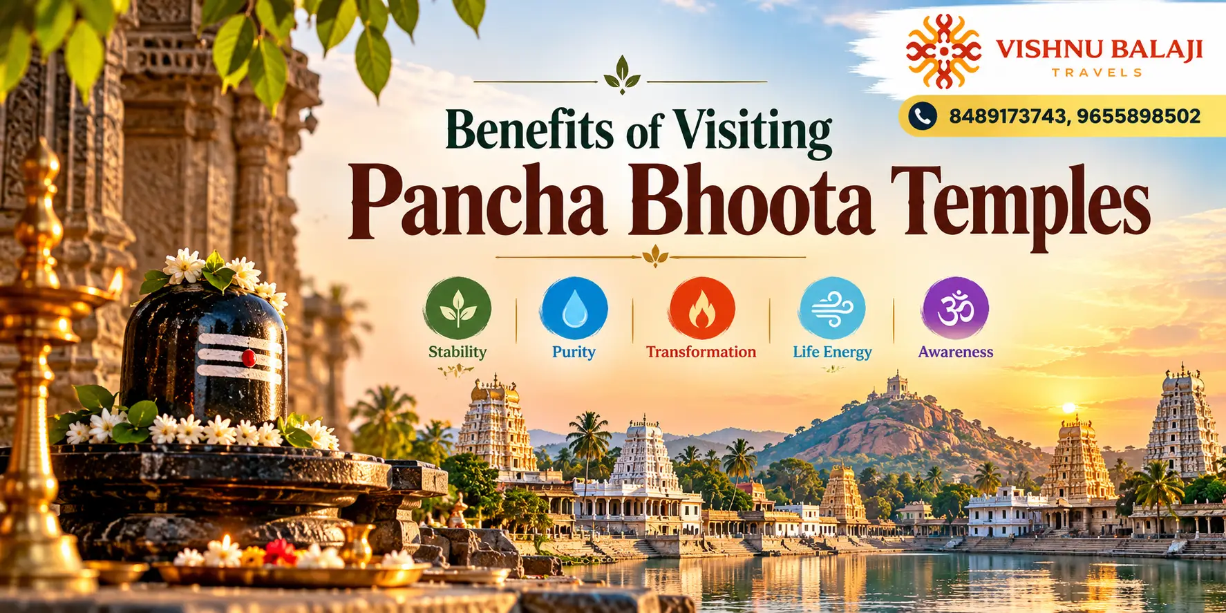 Benefits Of Visiting Pancha Bhoota Temples