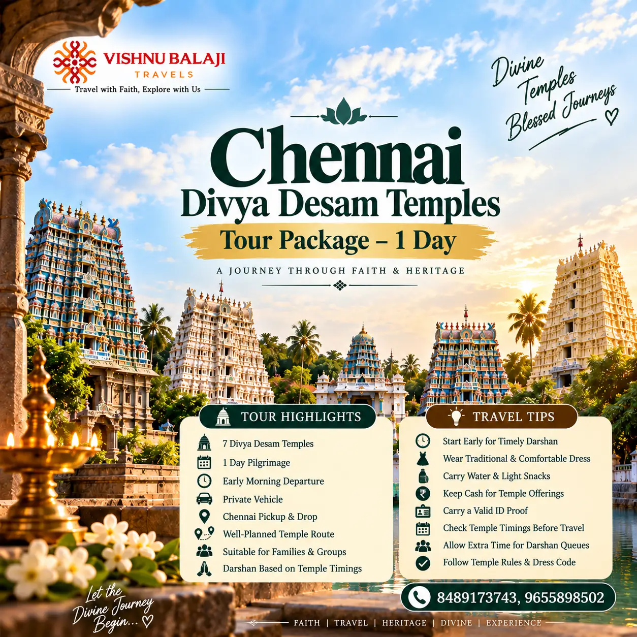 Chennai Divya Desam One Day Tour