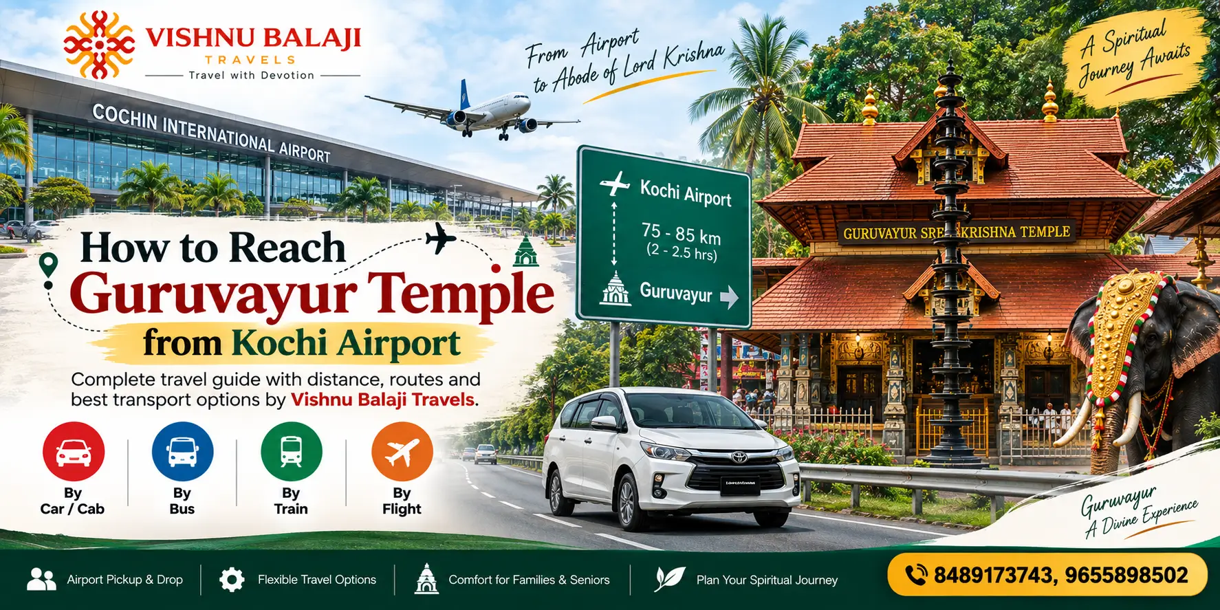 How To Reach Guruvayur Temple From Kochi Airport