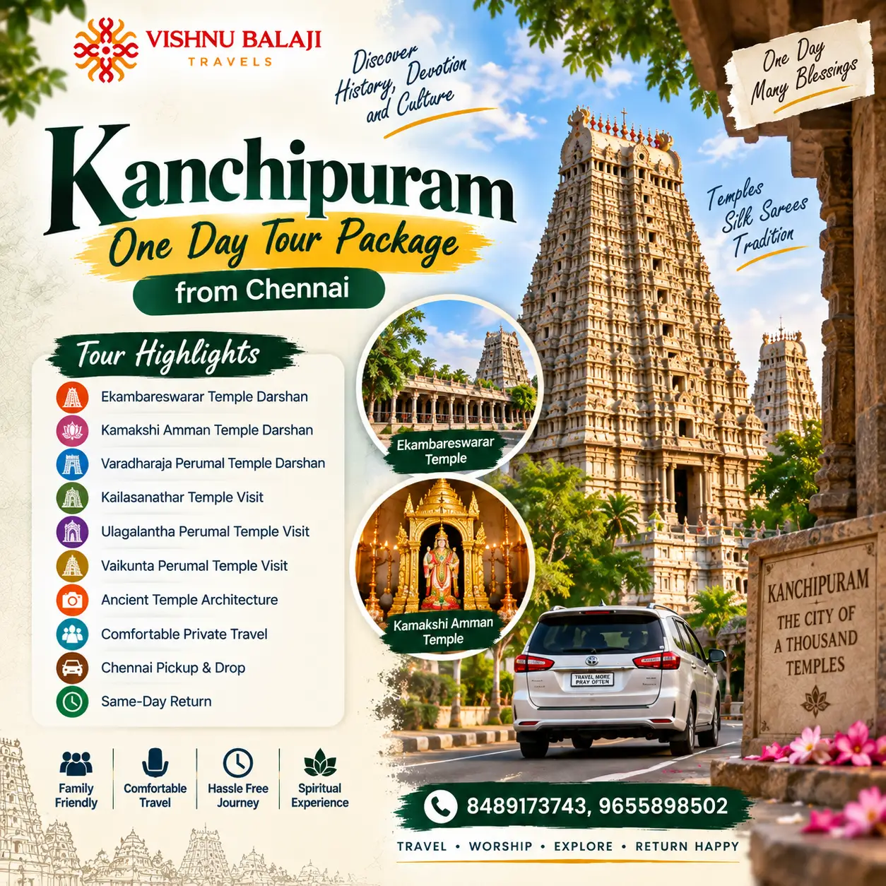 Kanchipuram One Day Tour Package From Chennai 2