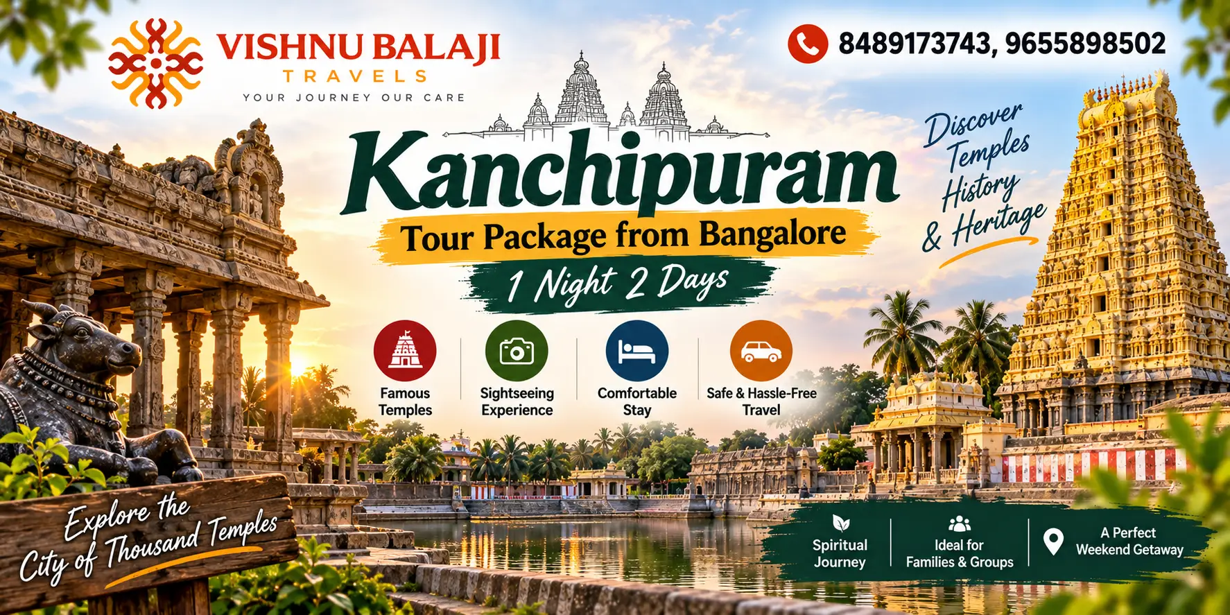 Kanchipuram Tour Package From Bangalore 1