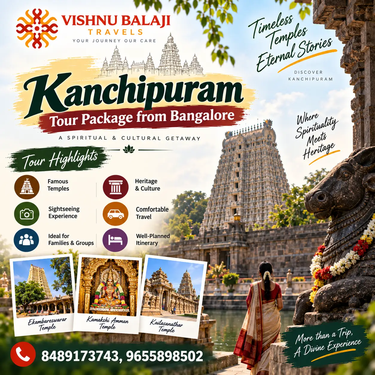 Kanchipuram Tour Package From Bangalore 2