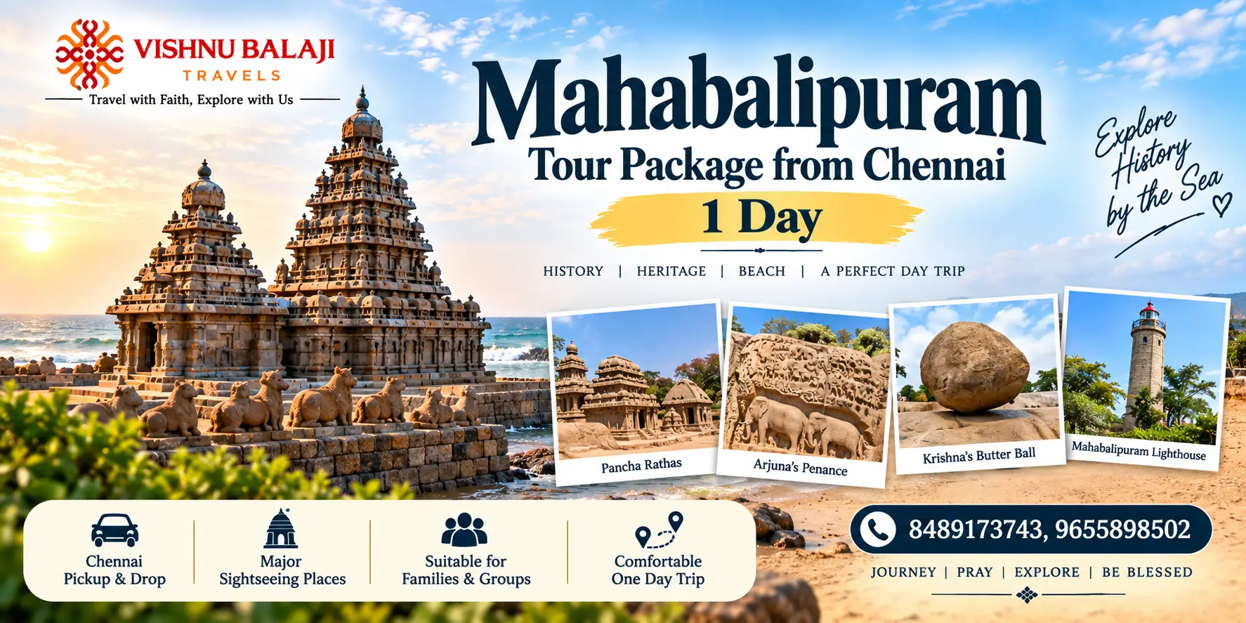 Mahabalipuram Tour Package From Chennai