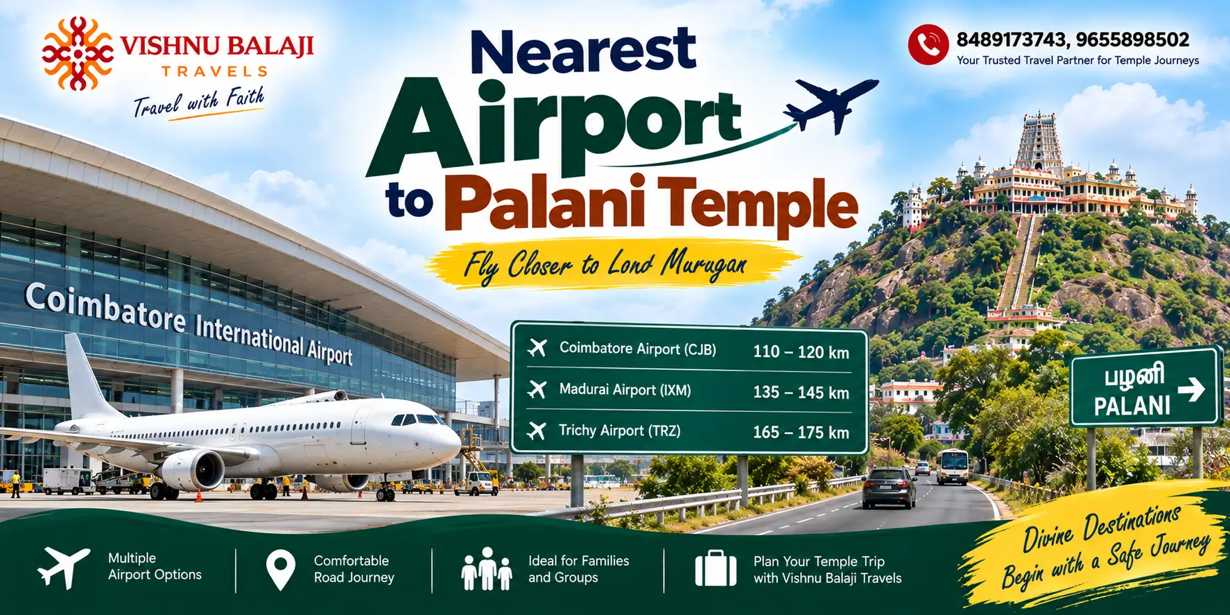 Nearest Airport To Palani Temple