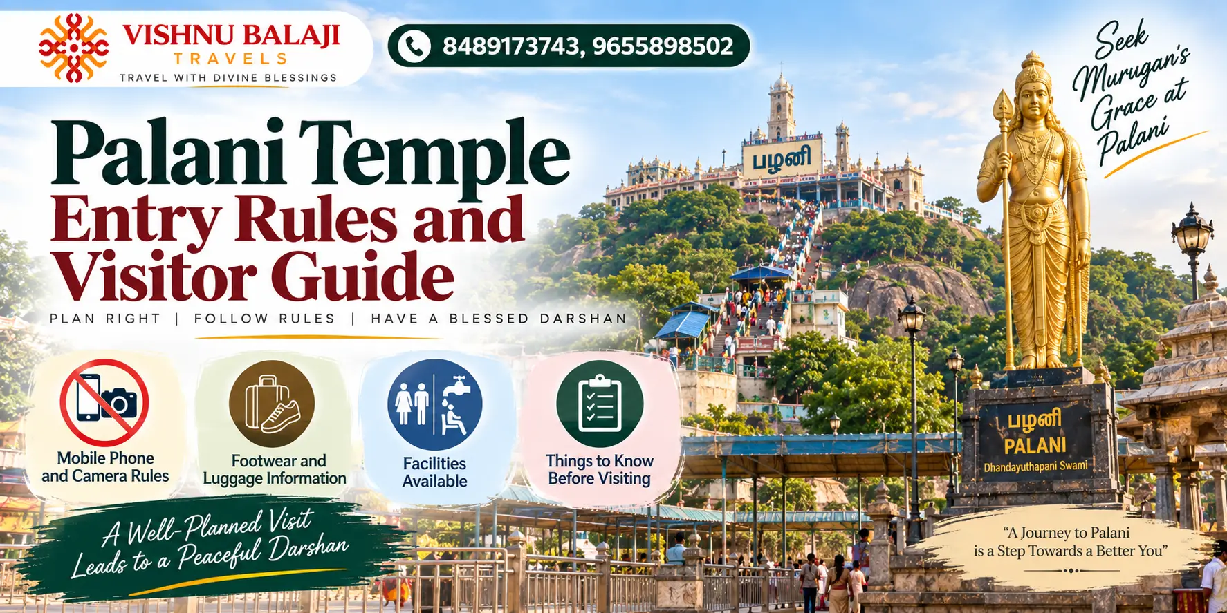 Palani Temple Entry Rules And Visitor Guide