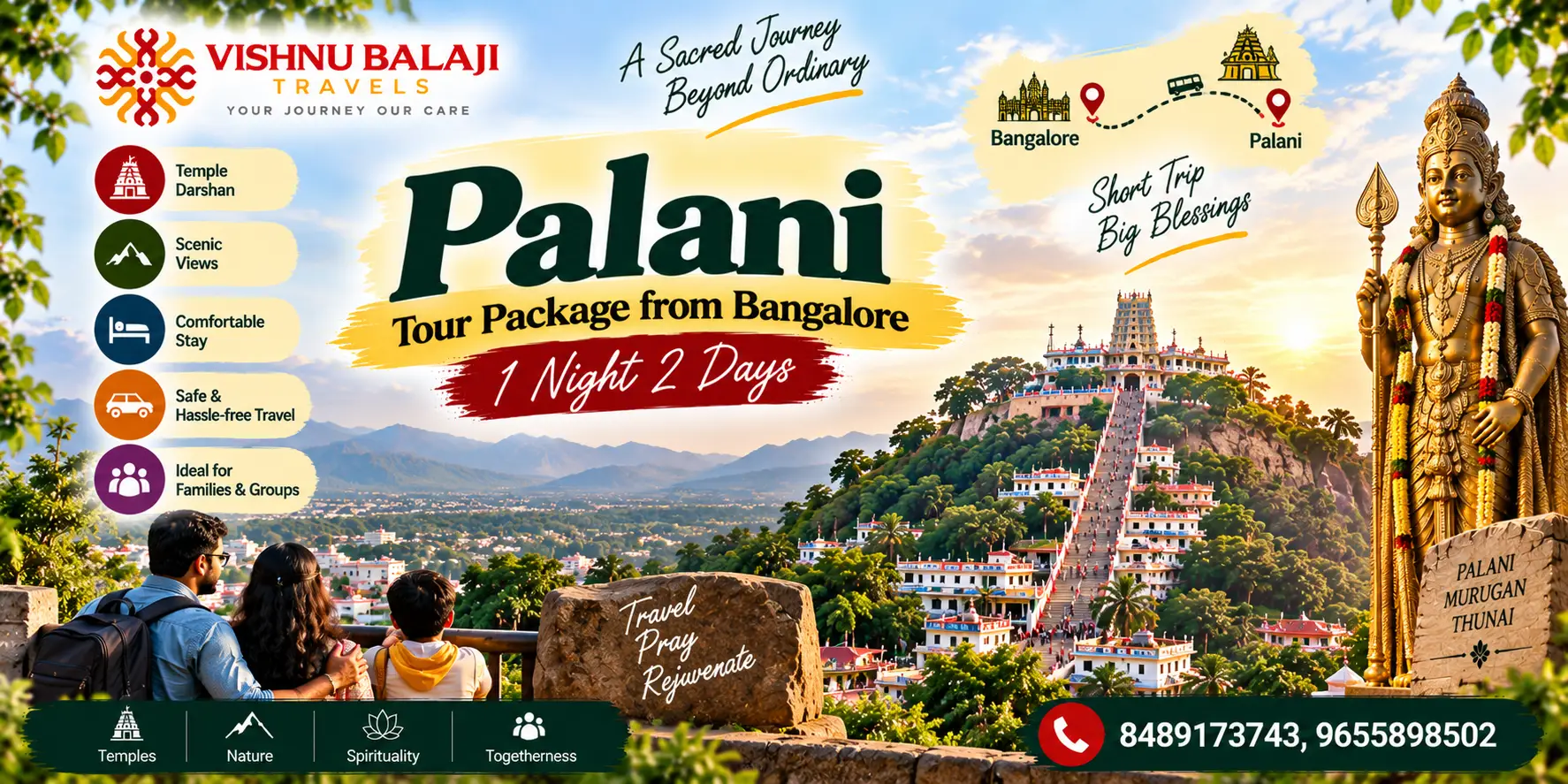 Palani Tour Package From Bangalore