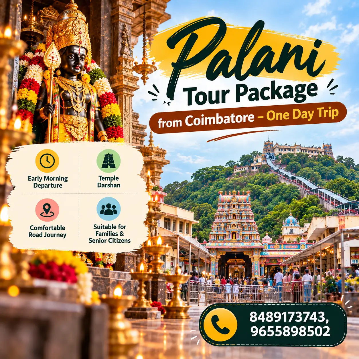 Palani Tour Package From Coimbatore
