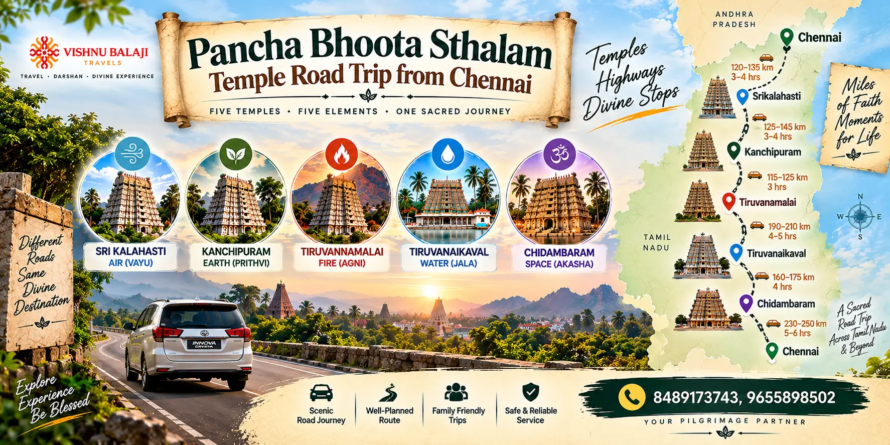Pancha Bhoota Sthalam Temple Road Trip From Chennai 1