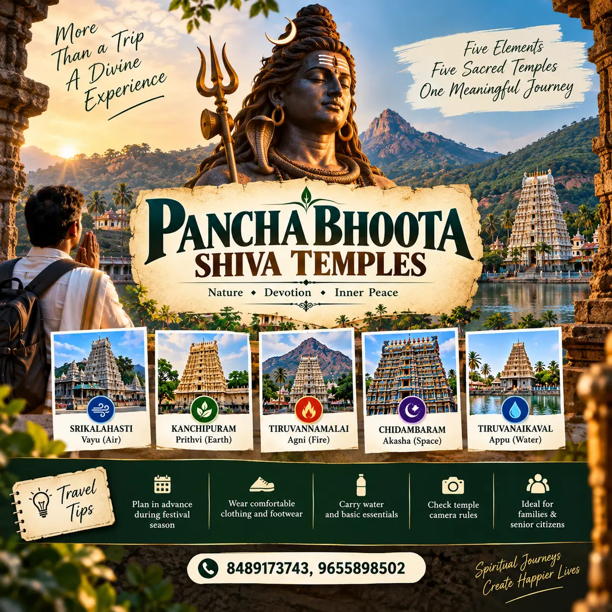 Pancha Bhoota Temples Tour From Tirupati 1