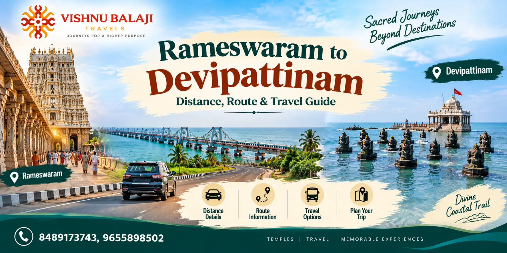 Rameswaram To Devipattinam Distance Route Travel Guide
