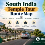 South India Temple Tour Route Map