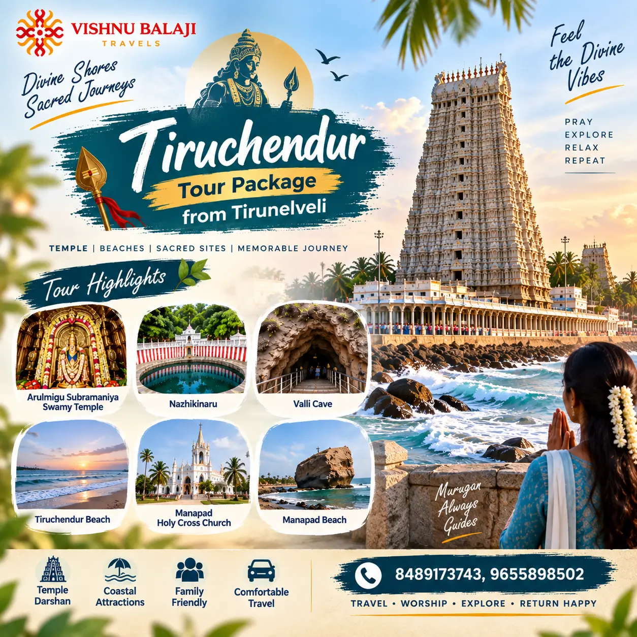 Tiruchendur One Day Tour From Tirunelveli