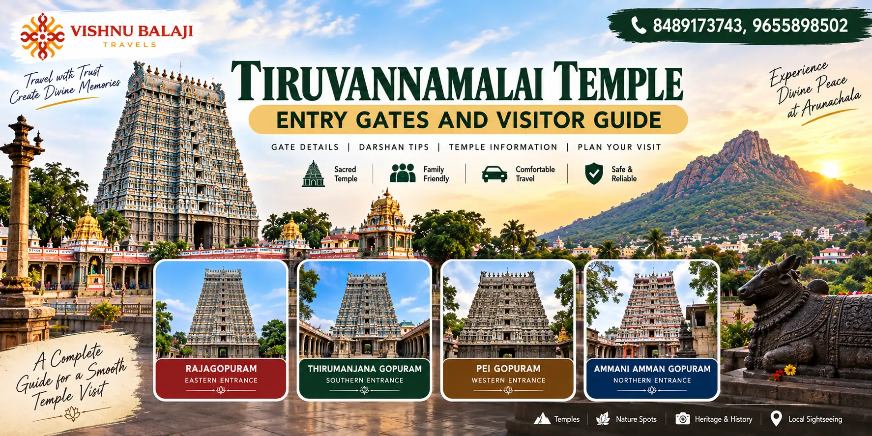 Tiruvannamalai Temple Entry Gates And Visitor Guide 1