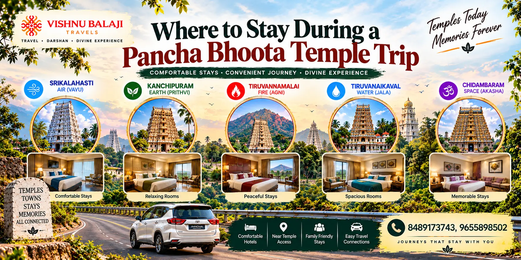 Where To Stay During A Pancha Bhoota Temple Trip 1