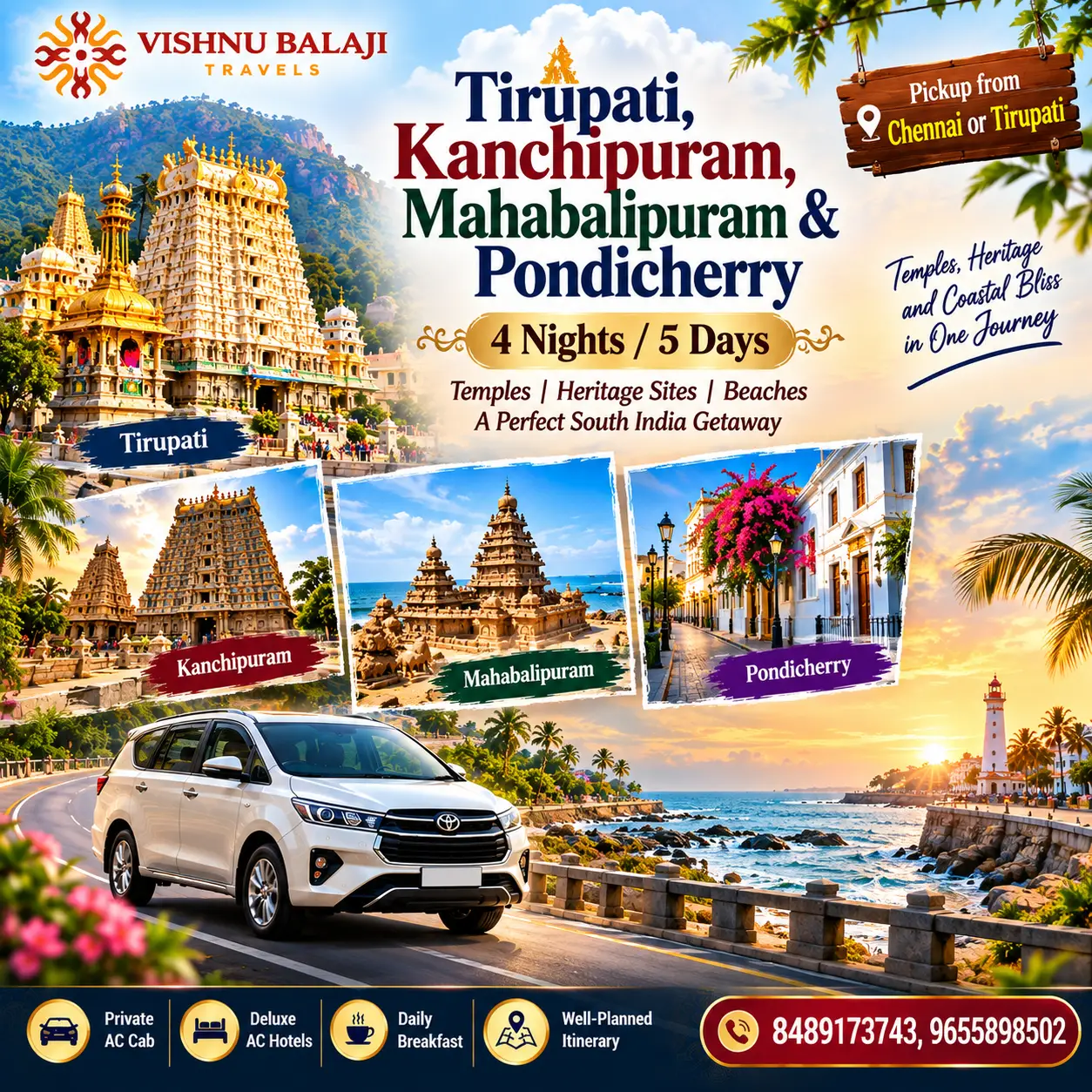 4night 5day Tirupati Tour