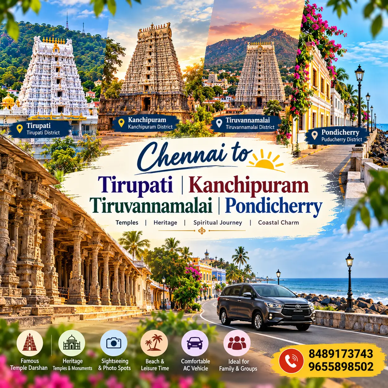 Chennai To South Indian Temple Tours