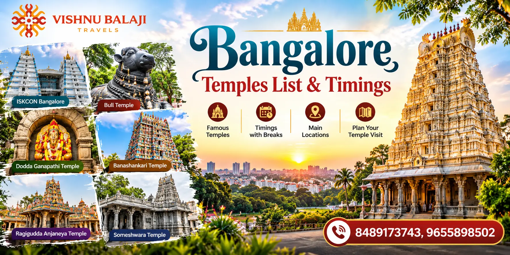 Bangalore Temples List And Timings